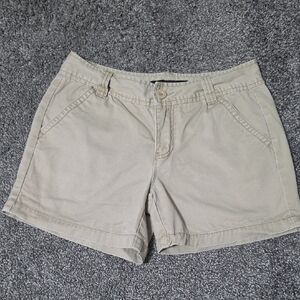 Calvin Klein Jeans Beige/Tan Women's Bermuda Shorts